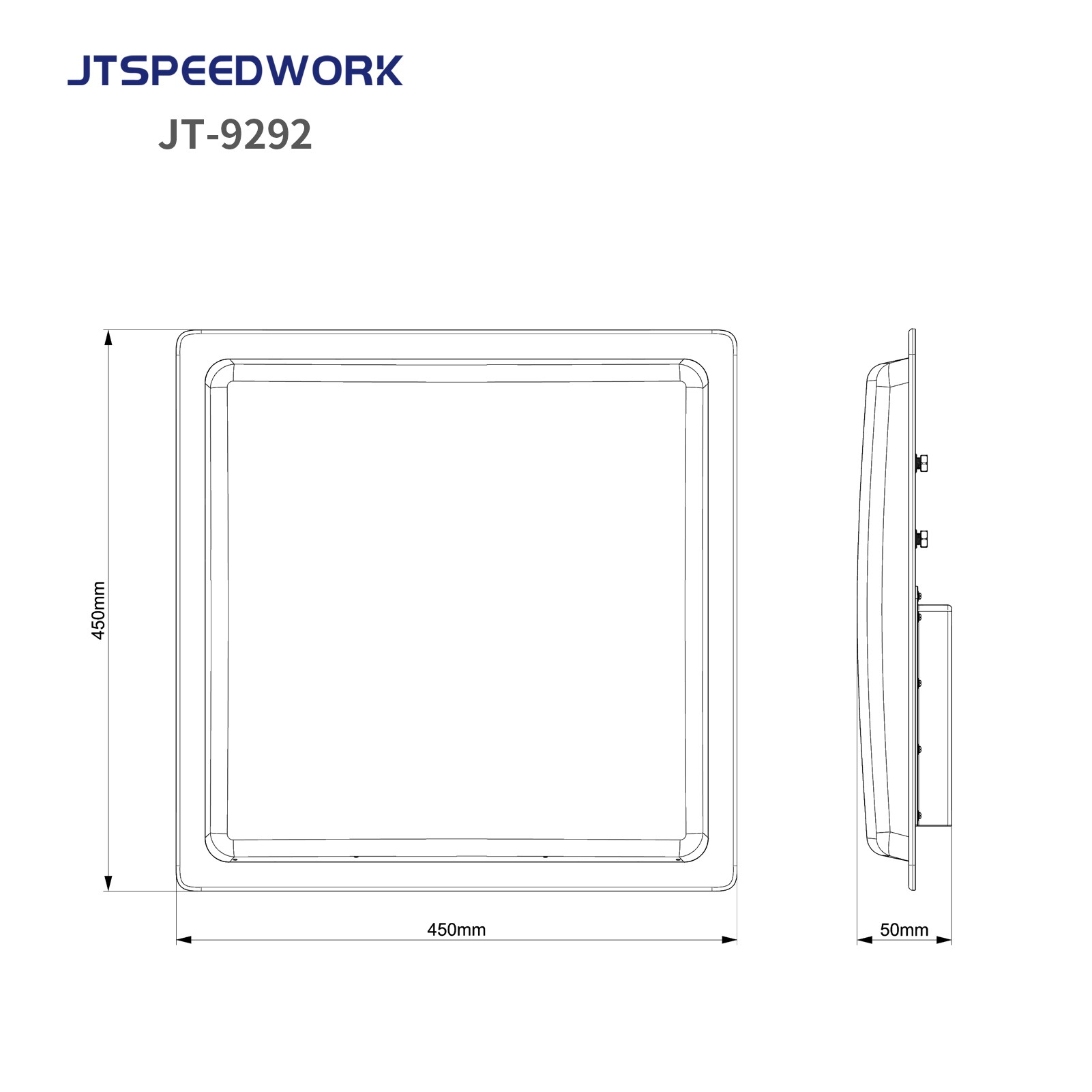 JT-9292 0-30m Long Range UHF RFID Integrated Reader with Multi-tags Reading 860-960MHz