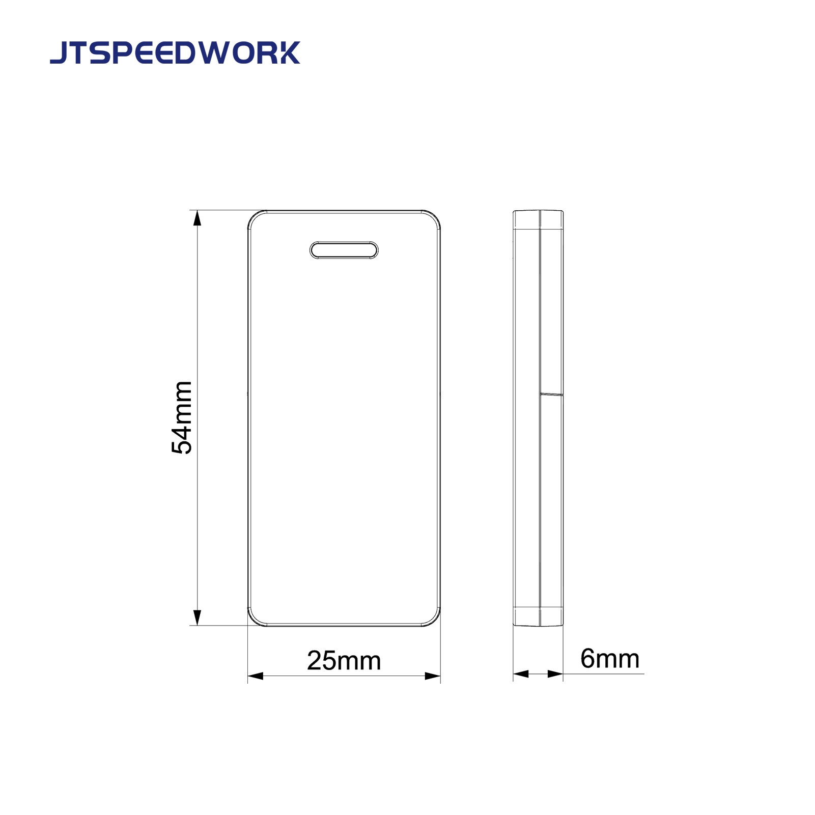 JT-T2490 2.4Ghz RFID Active Tag for Inventory Management With Replaceable Battery