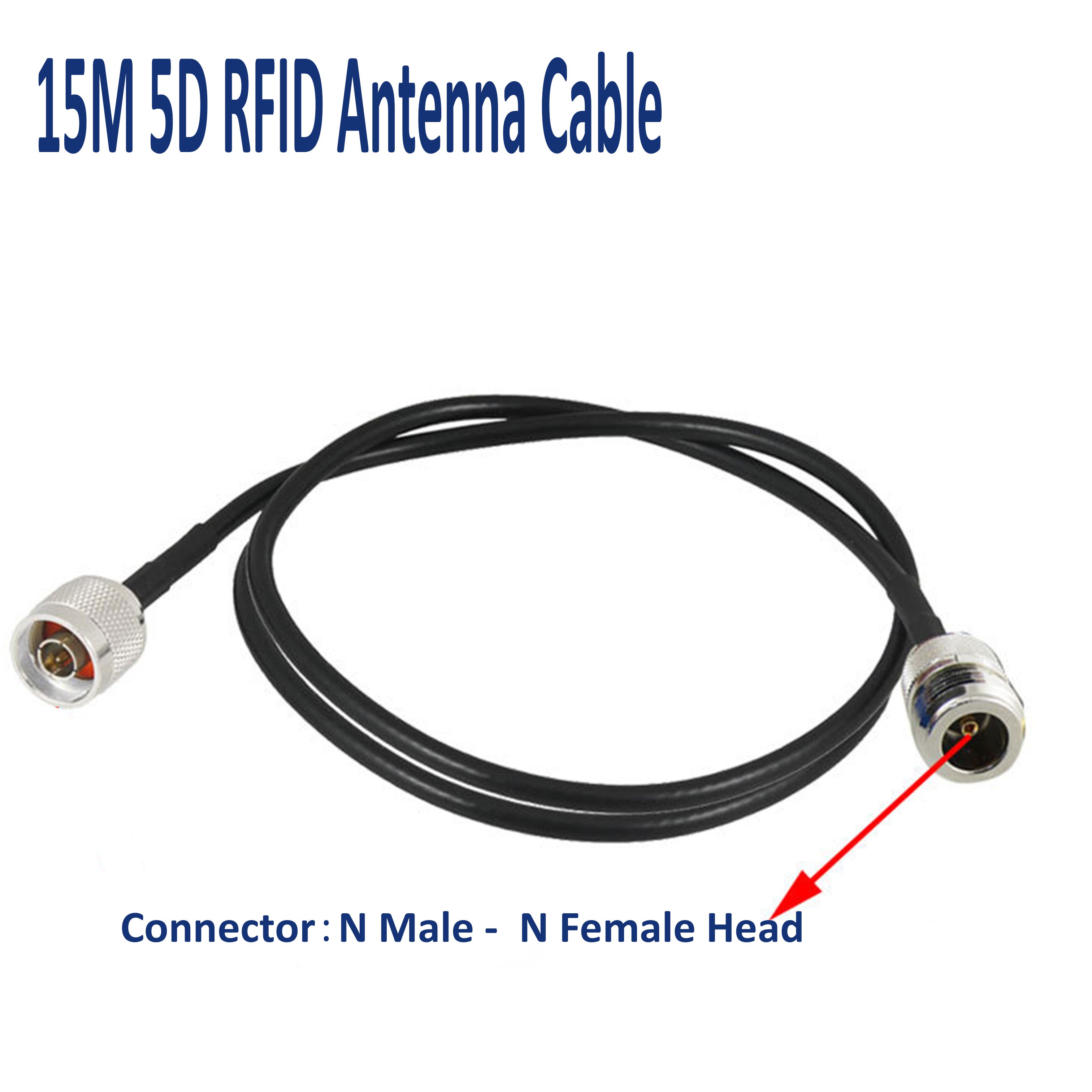 15m Antenna RF Cable with SMA-N Connectors