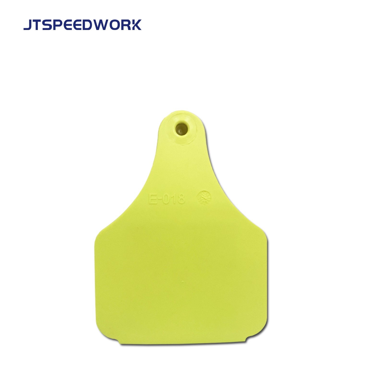 JT-E10080 100*75mm UHF RFID Animal Cattle Ear Tag For Livestock Management