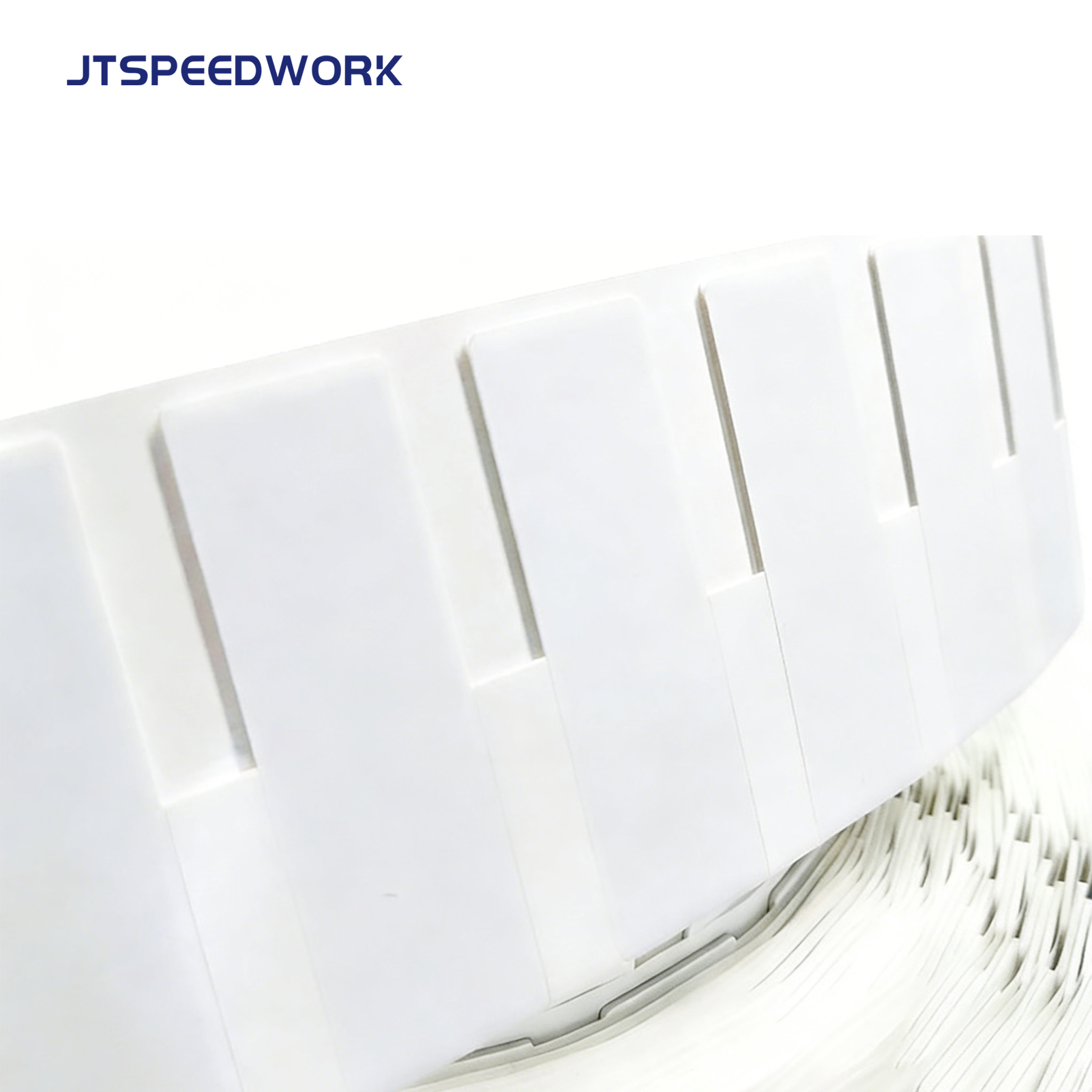 JT-K7025 70*25*1.26mm 860-960MHZ UHF RFID Tamper Proof Flexible Label On Metal Surface with Impinj Monza R6-P chip