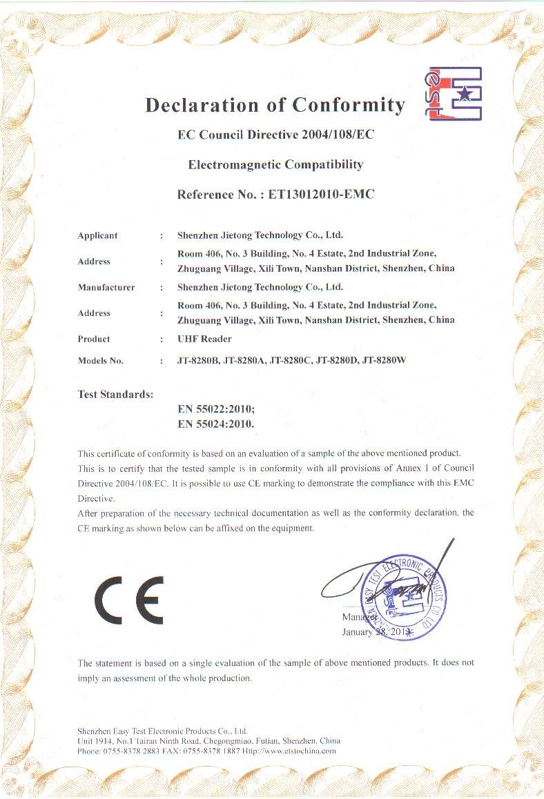 CE certification